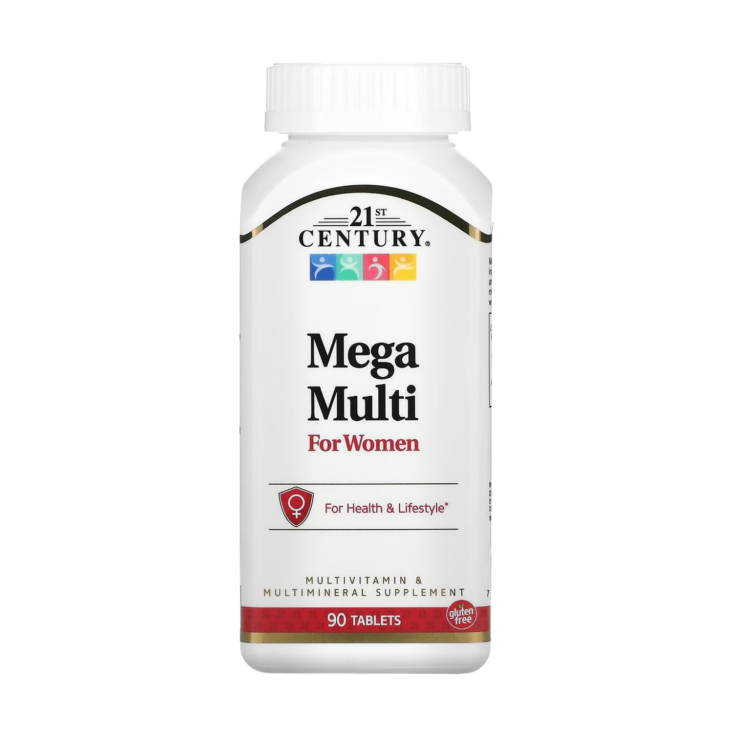 Мультивітаміни та мультимікроелементи для жінок 21st Century Mega Multi for Women, 90 таблеток